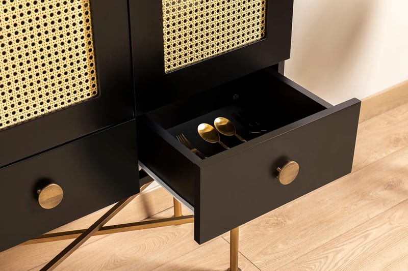 Munny Konsollbord 80 cm - Svart - Oppbevaring - Skap - Oppbevaringsskap