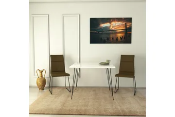 Murtwell bord 90 cm - Hvit - Møbler - Bord - Spisebord & kjøkkenbord
