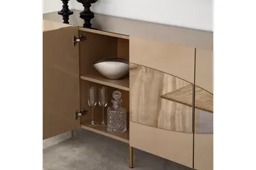 Narain Konsollbord 180 cm - Bronse/Gull - Oppbevaring - Oppbevaringsmøbler - Sideboard & skjenk