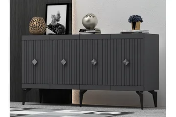 Naruyuki Konsollbord 150 cm - Antrasitt/Sølv - Møbler - Bord - Avlastningsbord & sidobord - Konsollbord & gangbord