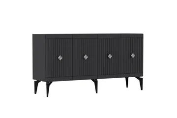 Naruyuki Konsollbord 150 cm - Antrasitt/Sølv - Møbler - Bord - Avlastningsbord & sidobord - Konsollbord & gangbord