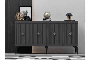 Naruyuki Konsollbord 150 cm - Antrasitt/Sølv - Møbler - Bord - Avlastningsbord & sidobord - Konsollbord & gangbord