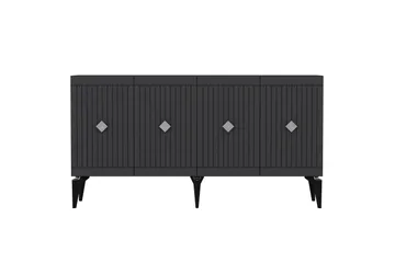 Naruyuki Konsollbord 150 cm - Antrasitt/Sølv - Møbler - Bord - Avlastningsbord & sidobord - Konsollbord & gangbord