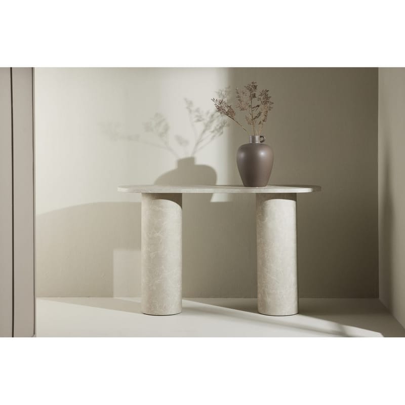 Narvik Sidebord 130 cm - Beige - Møbler - Bord - Avlastningsbord & sidobord - Lampebord & sidebord