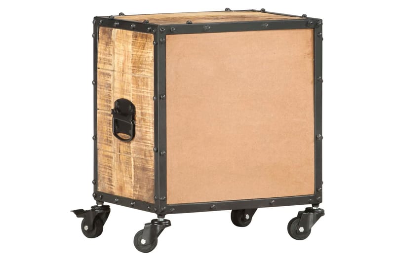 Nattbord 40x30x50 cm kraftig mangotre - Brun - Sengebord & nattbord