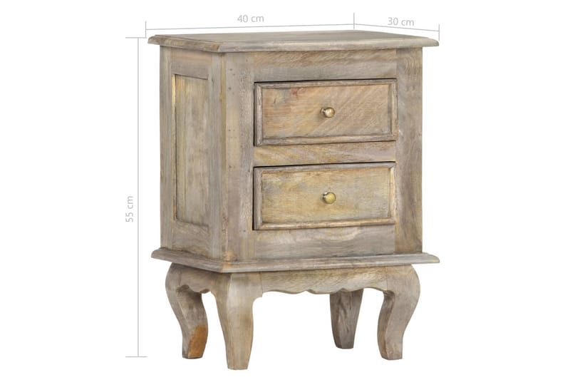 Nattbord 40x30x55 cm heltre mango - Sengebord & nattbord
