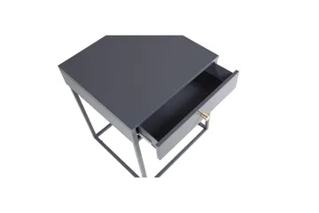 Nattbord Bakal - Grå - Møbler - Bord - Avlastningsbord & sidobord - Sengebord & nattbord