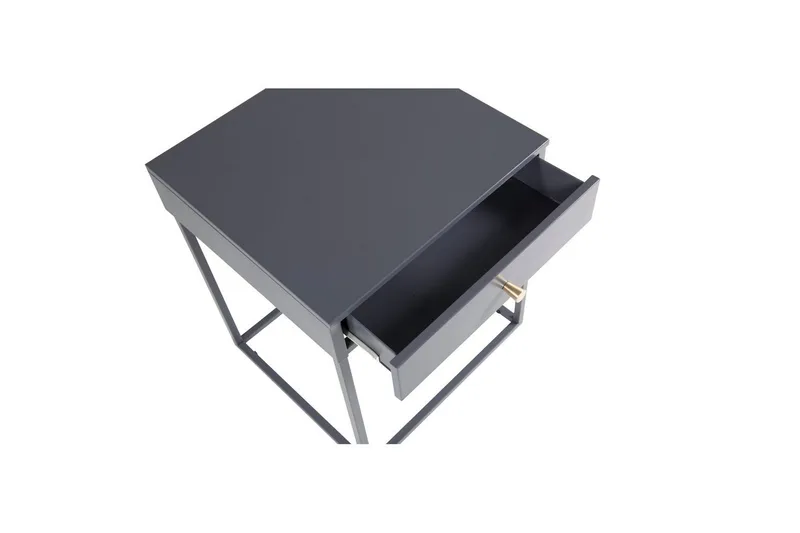 Nattbord Bakal - Grå - Møbler - Bord - Avlastningsbord & sidobord - Sengebord & nattbord