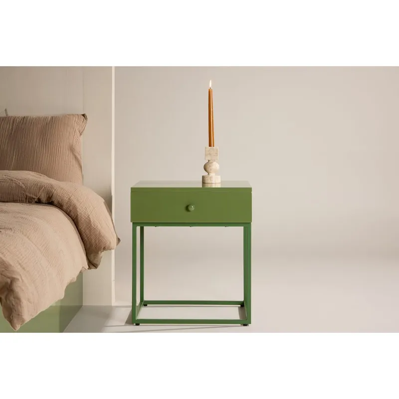 Nattbord Bakal - Grønn - Møbler - Bord - Avlastningsbord & sidobord - Sengebord & nattbord