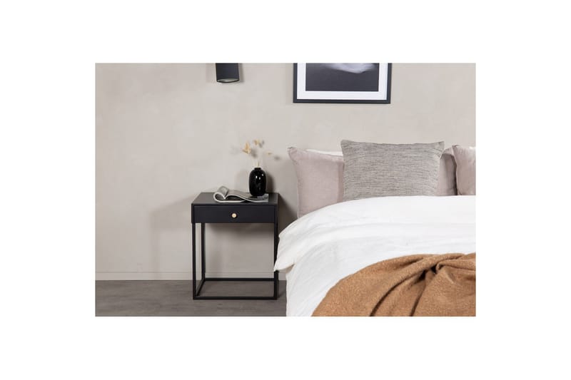 Nattbord Bakal - Svart - Møbler - Bord - Avlastningsbord & sidobord - Sengebord & nattbord