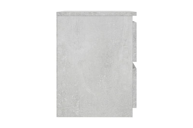 Nattbord betong 30x30x40 cm sponplate - Grå - Sengebord & nattbord