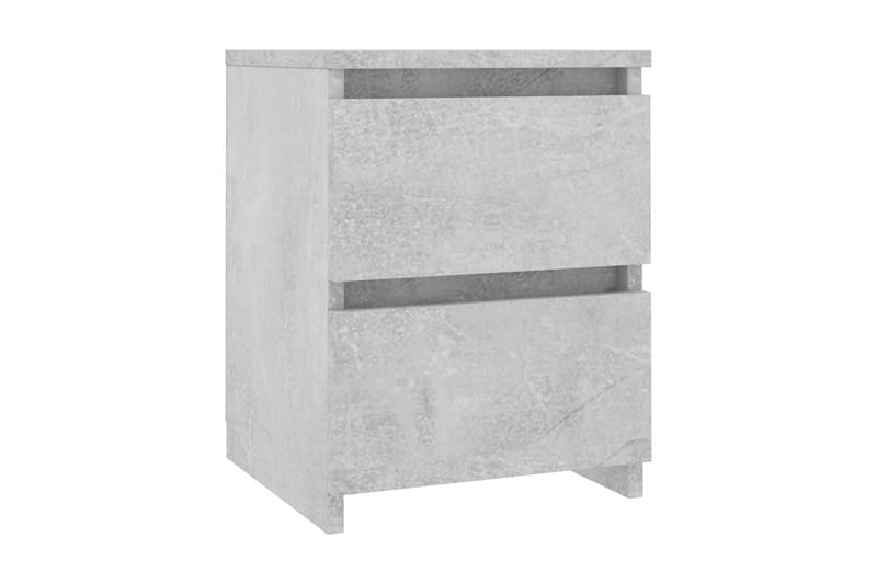 Nattbord betong 30x30x40 cm sponplate - Grå - Sengebord & nattbord