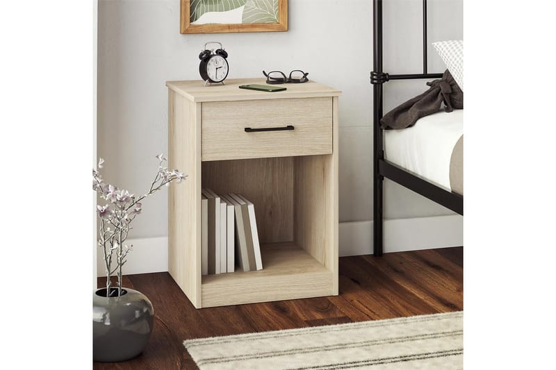 Nattbord BrEZ Blond eik - Blond eik - Møbler - Bord - Avlastningsbord & sidobord - Sengebord & nattbord