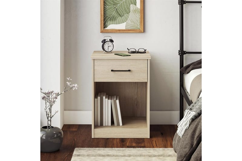Nattbord BrEZ Blond eik - Blond eik - Møbler - Bord - Avlastningsbord & sidobord - Sengebord & nattbord