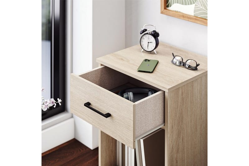 Nattbord BrEZ Blond eik - Blond eik - Møbler - Bord - Avlastningsbord & sidobord - Sengebord & nattbord