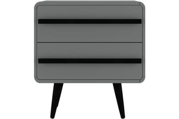 Nattbord Chantal Grå - Grå - Møbler - Bord - Avlastningsbord & sidobord - Sengebord & nattbord