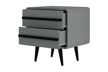 Nattbord Chantal Grå - Grå - Møbler - Bord - Avlastningsbord & sidobord - Sengebord & nattbord