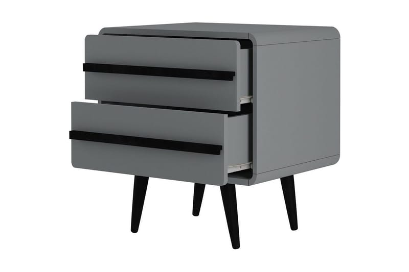 Nattbord Chantal Grå - Gr å - Møbler - Bord - Avlastningsbord & sidobord - Sengebord & nattbord