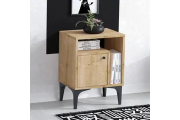 Nattbord Cliffmarch Sudamal Eik - Svart/Mørkfarget tre - Møbler - Bord - Avlastningsbord & sidobord - Sengebord & nattbord