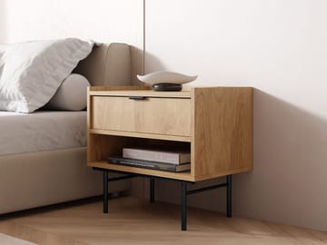 nattbord Edison Hickory-eik - Hickory-eik - Møbler - Bord - Avlastningsbord & sidobord - Sengebord & nattbord