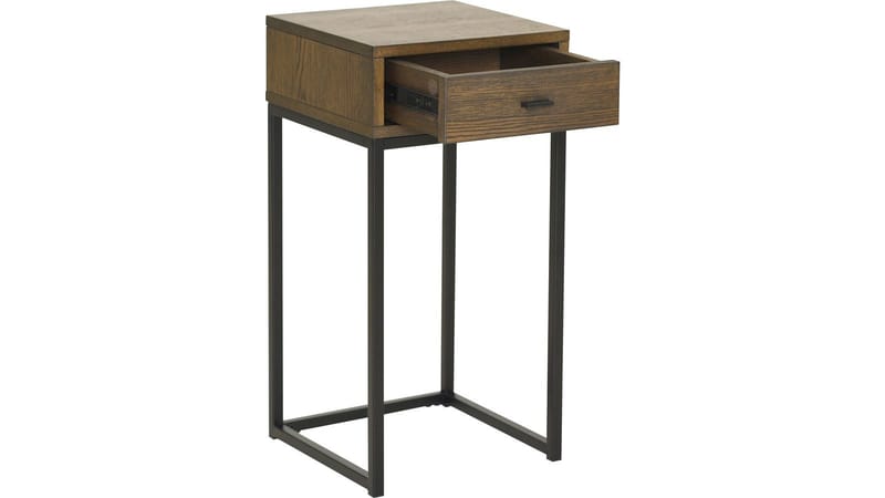 Nattbord Eiknor 60 cm - Brunlakkert eik - Møbler - Bord - Avlastningsbord & sidobord - Sengebord & nattbord
