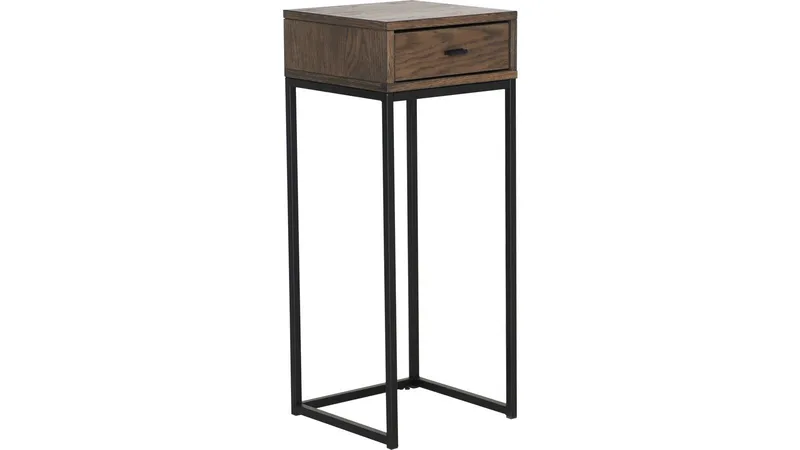 Nattbord Eiknor 75 cm, Brunlakkert eik