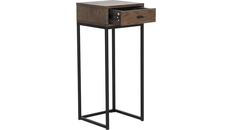 Nattbord Eiknor 75 cm - Brunlakkert eik - Møbler - Bord - Avlastningsbord & sidobord - Sengebord & nattbord