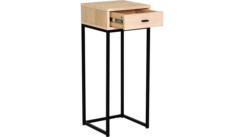 Nattbord Eiknor 75 cm - Hvitpigmentert eik - Møbler - Bord - Avlastningsbord & sidobord - Sengebord & nattbord