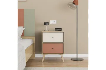 Nattbord Felyra Flerfarget - Multifarget - Møbler - Bord - Avlastningsbord & sidobord - Sengebord & nattbord