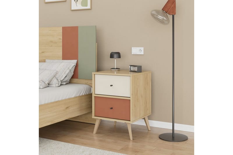 Nattbord Felyra Flerfarget - Multifarget - Møbler - Bord - Avlastningsbord & sidobord - Sengebord & nattbord