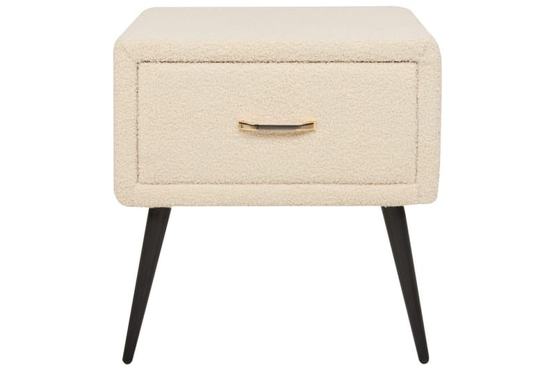 Nattbord Flayat Beige, svart, roségull - Beige, svart, roségull - Møbler - Bord - Avlastningsbord & sidobord - Sengebord & nattbord