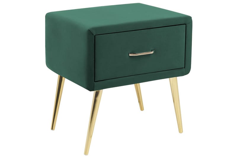 Nattbord Flayat Grønn, gull, Grønn, gull