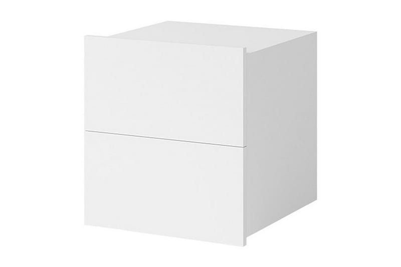 Nattbord Frick 40 cm med Oppbevaring - Hvit - Sengebord & nattbord