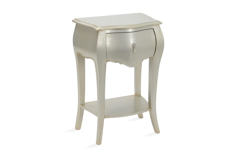 Nattbord Fusina 65 cm med Oppbevaring Skuff + Hylle - Sengebord & nattbord