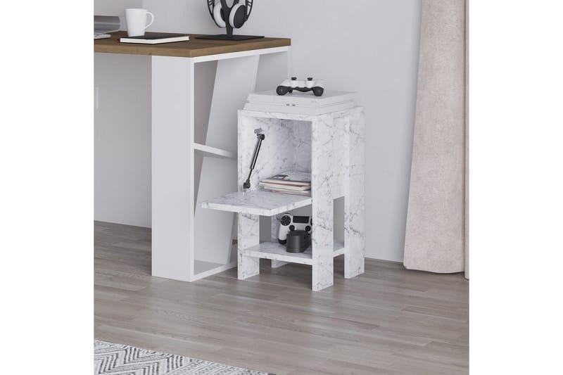 Nattbord Haelyn Carrara Marmor - Carrara Marmor - Møbler - Bord - Avlastningsbord & sidobord - Sengebord & nattbord