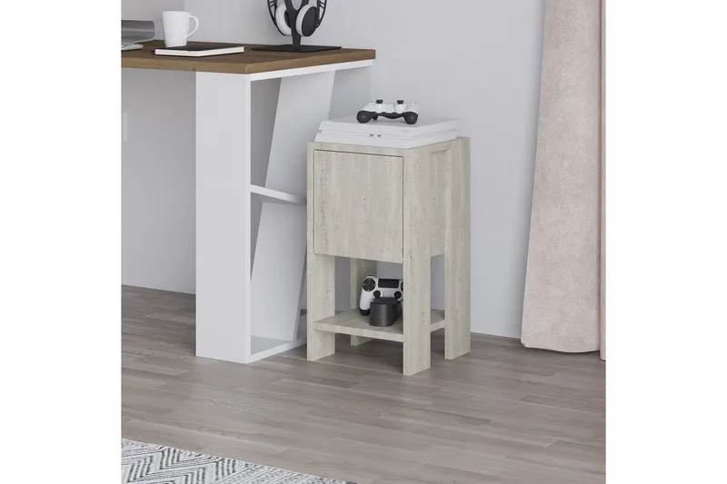 Nattbord Haelyn Travertin - Travertin - Møbler - Bord - Avlastningsbord & sidobord - Sengebord & nattbord