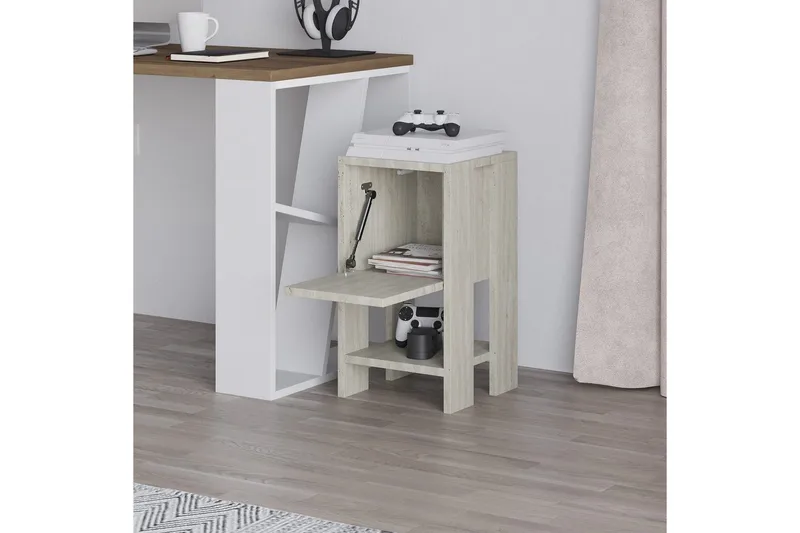 Nattbord Haelyn Travertin - Travertin - Møbler - Bord - Avlastningsbord & sidobord - Sengebord & nattbord