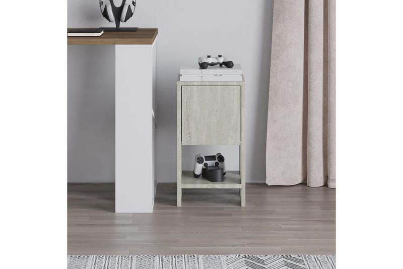 Nattbord Haelyn Travertin - Travertin - Møbler - Bord - Avlastningsbord & sidobord - Sengebord & nattbord