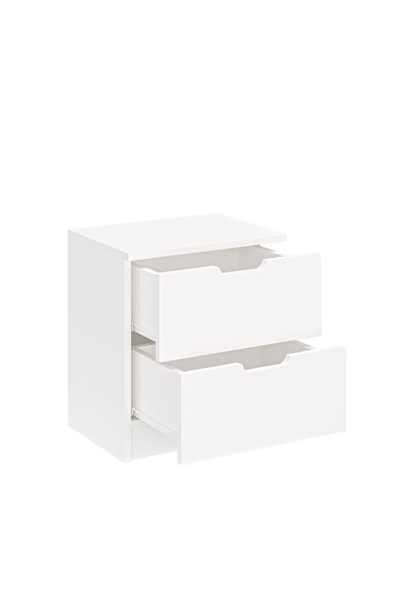 Nattbord Hanah Home Lento (45 x 50 x 33 cm) Hvit - Møbler - Bord - Avlastningsbord & sidobord - Sengebord & nattbord