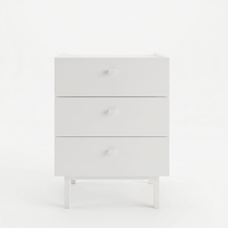 Nattbord Hanah Home Luke (47,9 x 63,5 x 36,8 cm) Hvit, Hvit