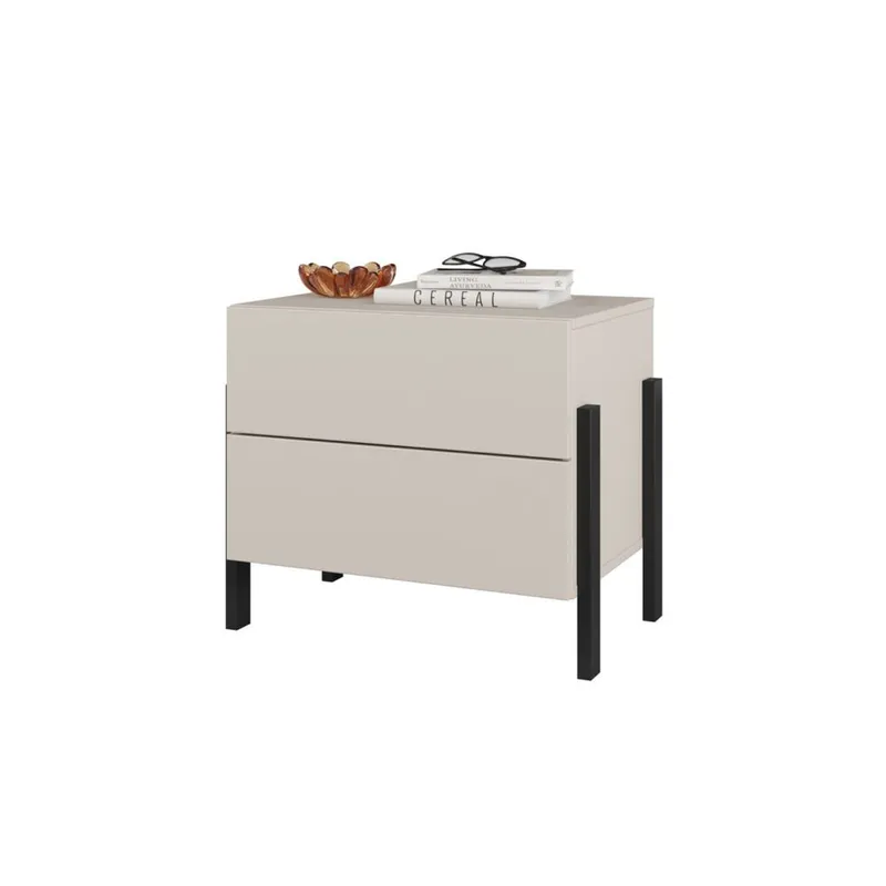 Nattbord Jukon S med 2 skuffer - Møbler - Bord - Avlastningsbord & sidobord - Sengebord & nattbord