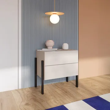 Nattbord Jukon S med 2 skuffer - Møbler - Bord - Avlastningsbord & sidobord - Sengebord & nattbord