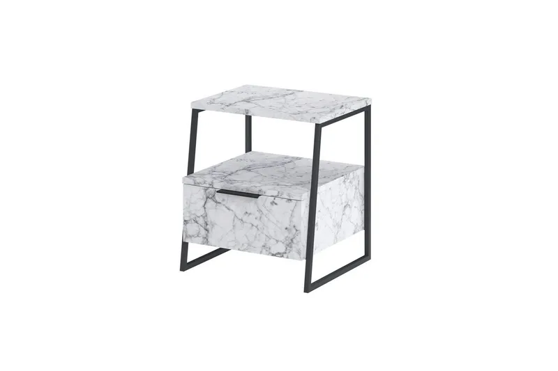 Nattbord Kavilash Carrara Marmor, Carrara Marmor