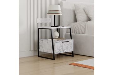 Nattbord Kavilash Carrara Marmor - Carrara Marmor - Møbler - Bord - Avlastningsbord & sidobord - Sengebord & nattbord