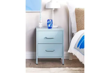 Nattbord Malavi Blå - Blå - Møbler - Bord - Avlastningsbord & sidobord - Sengebord & nattbord