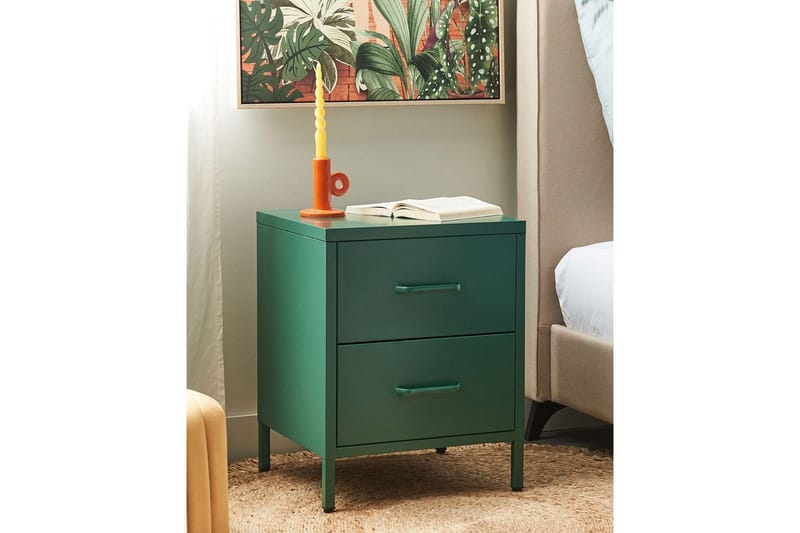 Nattbord Malavi Grønn - Grønn - Møbler - Bord - Avlastningsbord & sidobord - Sengebord & nattbord