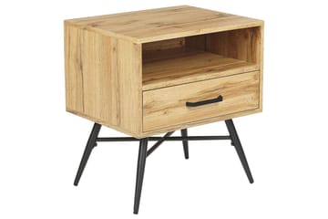 Nattbord med oppbevaringsskuff Lubock - Møbler - Bord - Avlastningsbord & sidobord - Sengebord & nattbord