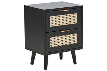 Nattbord Opoco med 2 oppbevaringsskuffer - Møbler - Bord - Avlastningsbord & sidobord - Sengebord & nattbord