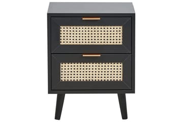 Nattbord Opoco med 2 oppbevaringsskuffer - Møbler - Bord - Avlastningsbord & sidobord - Sengebord & nattbord