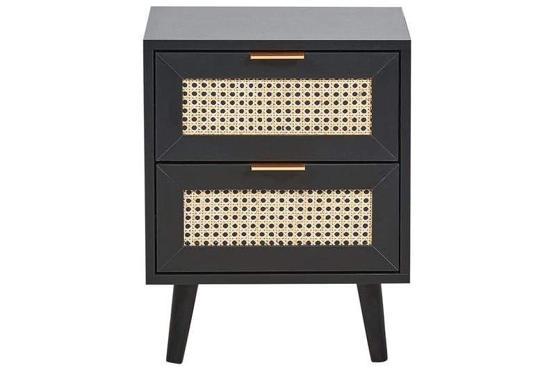 Nattbord Opoco med 2 oppbevaringsskuffer - Møbler - Bord - Avlastningsbord & sidobord - Sengebord & nattbord